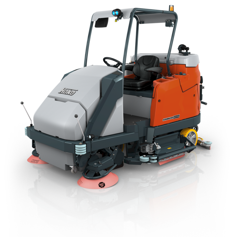 Scrubmaster B400 RH Vacuum sweeper and scrubber-drier combi machine with high dump