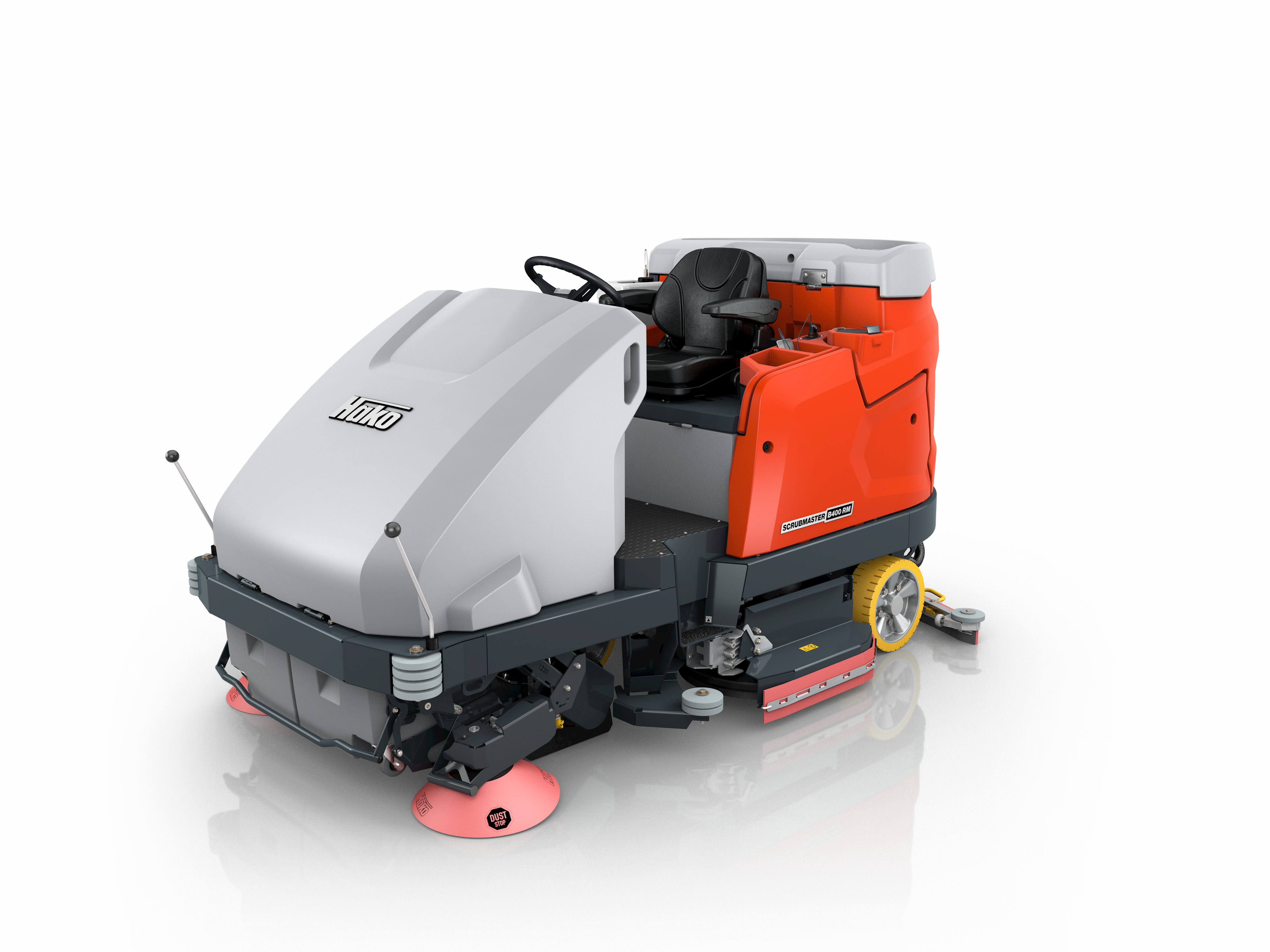 Scrubmaster B400 RH Vacuum sweeper and scrubber-drier combi machine with high dump