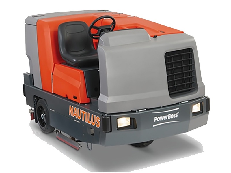 Powerboss Nautilus HD (Hi Dump) Scrubber Sweeper